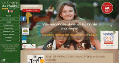 Desktop Screenshot of champ-du-moulin.com